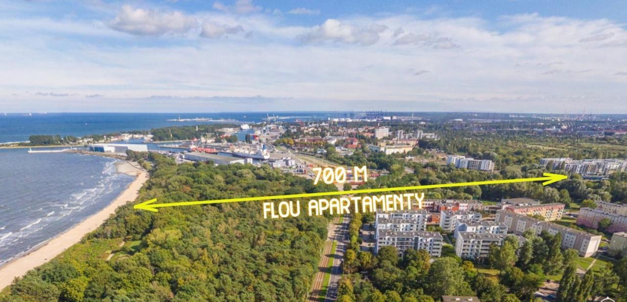 Wow Flou Przystan Letnica Apartamenty 700M Plaza Гданськ Екстер'єр фото